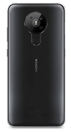 Чехол силиконовый для Nokia 5.3 , прозрачный