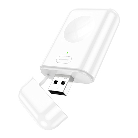 Универсальный Доп. Аккумулятор 1000mAh, J120, HOCO, зарядное устройство для iWatch, белый