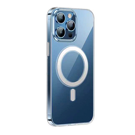 Чехол для iPhone 15 Pro Max, PC+TPU, Магнитный (MagSafe), AS4, HOCO, прозрачный
