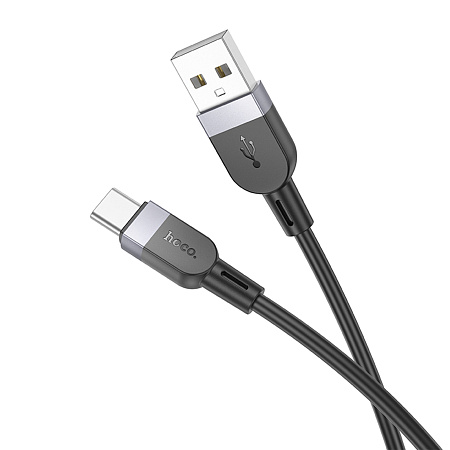 Usb кабель Type-C, HOCO, X109, силиконовый, 2м, черный