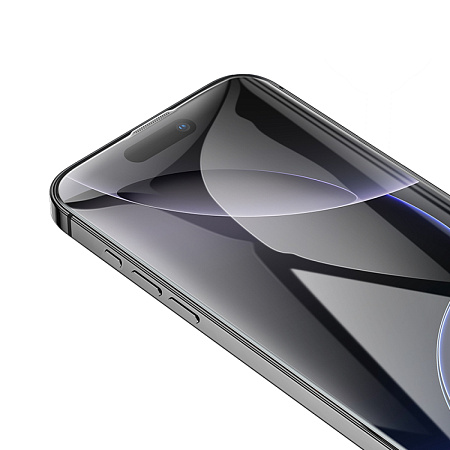 Защитное стекло для iPhone 16 Pro Max, G777, HOCO, anti-static, черное