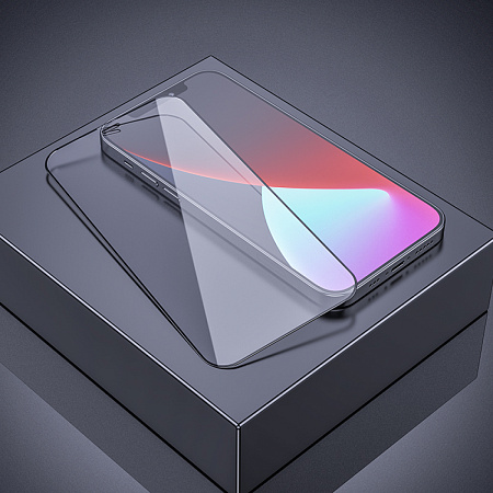 Защитное стекло на iPhone 12 Pro Max (6.7) G12, HOCO, Full screen HD 5D larg, черное
