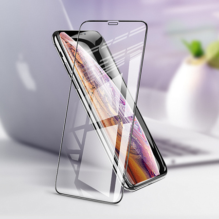 Защитное стекло на iPhone XS Max/11 Pro Max (G12), HOCO, Full screen HD 5D large arc tempered glass, черное