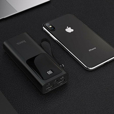 Универсальный Доп. Аккумулятор 10000mAh, J41, с диплеем, HOCO, черный