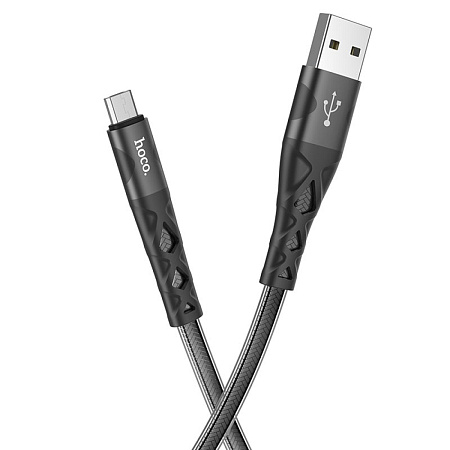 USB Кабель Micro, HOCO, U105, 1.2м, черный