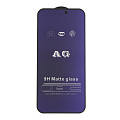 Защитное стекло на iPhone 17 Pro, Anti-blue ray матовый, черный, X-CASE
