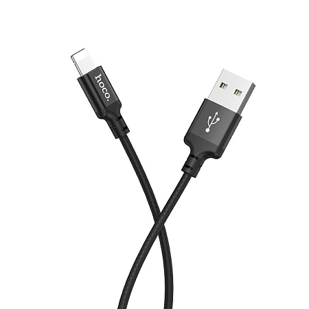 USB дата кабель Lightning, HOCO, X14, черный