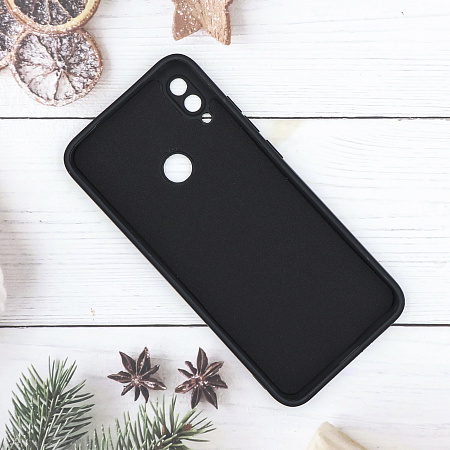 Чехол силиконовый для Xiaomi Redmi Note 7/Note 7 Pro, с микрофиброй внутри, с защитой камеры, X-CASE, черный