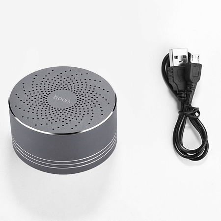 Колонки BS5 Swirl speaker, HOCO, серебряный
