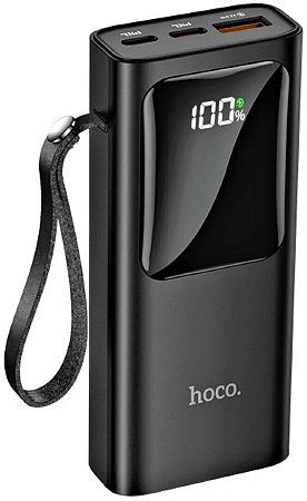 Универсальный Доп. Аккумулятор 10000mAh, J41, с диплеем, HOCO, черный
