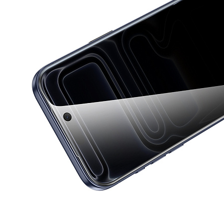 Защитное стекло для iPhone 17 Pro, G777 Plus, HOCO, anti-static, антишпион, черное