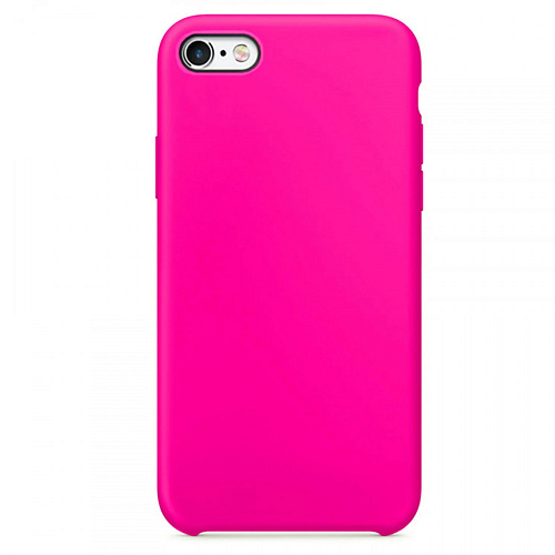 Чехол-накладка для iPhone 7/8/SE (2020), Silicon Case, малиновый