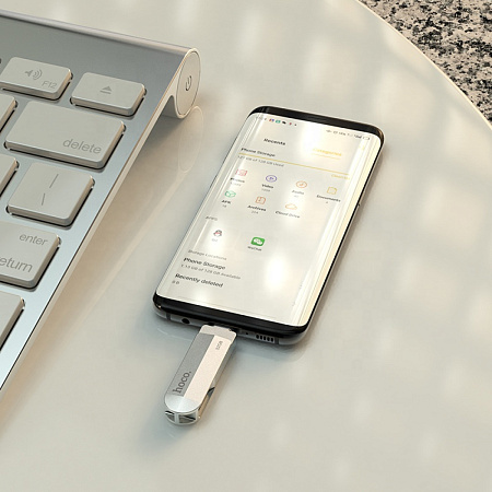 USB Flash Drive 16GB Smart Type-C (UD10) 2 в 1, скорость записи 15-30 МБ/С, скорость чтения 80-120МБ/С