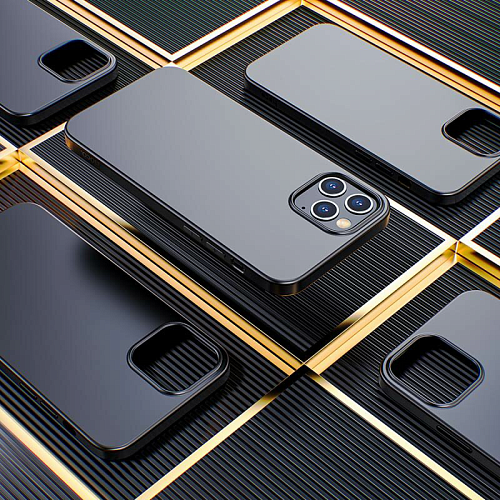 Чехол силиконовый для IPhone 12 Pro Max (6.7), Fascination series TPU, HOCO, черный
