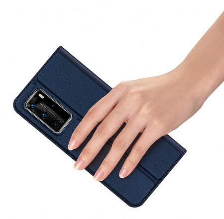 Чехол-книжка для Huawei P40 Pro/ P40 Pro+, DU DU, боковой, синий