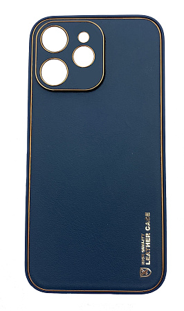 Чехол силиконовый для IPhone 11, Graceful Leather series, HOCO, синий