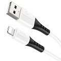 USB дата кабель Lightning, HOCO, X82, 1м, силиконовый, белый