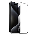 Защитное стекло для iPhone 16 Pro/17, G5, HOCO, Full screen silk screen HD tempered glass, черное