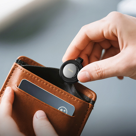 Устройство для поиска вещей E100, синхронизация с IOS, Носо, черный, чехол в комплекте