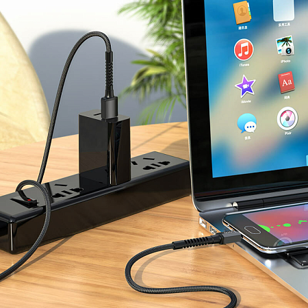 USB Кабель Micro, HOCO, X71, черный