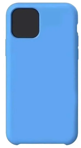 Чехол - накладка для iPhone 12/12 Pro (6.1), Silicon Case, голубой