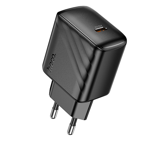 Сетевое зарядное устройство, 1 PD 25W (CS24A), HOCO, черный