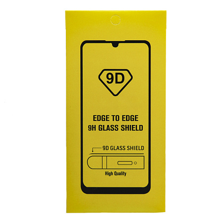 Защитное стекло на Xiaomi Redmi 14C/14R, 9D, черное, X-CASE