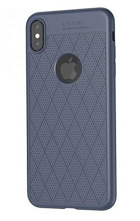 Чехол силиконовый для iPhone XS Max, HOCO, Admire series, синий