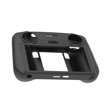 Силиконовый чехол для пульта DJI Mini 4 Pro / Air 3 / DJI RC 2 с экраном, PULUZ, черный