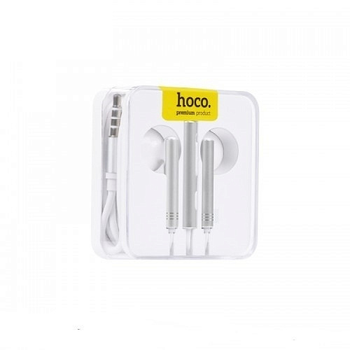 Проводные наушники M22 Universal Earphone, вакуумные с микрофоном, белые