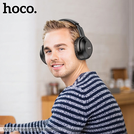 Беспроводные наушники W33, HOCO, черный