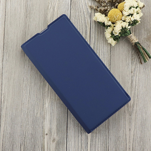 Чехол-книжка для Samsung Galaxy S22 Ultra, X-CASE, боковой, синий