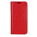 Чехол-книжка для Xiaomi Redmi 9C, боковой, экокожа, красный
