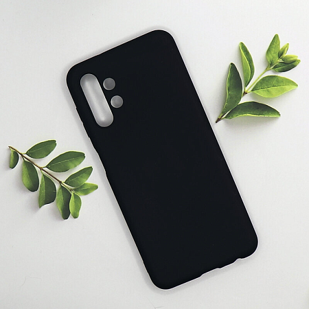 Чехол силиконовый для Samsung Galaxy A13 (4G), микс, с защитой камеры, X-CASE, черный