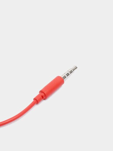 Проводные наушники M14 Universal Earphone, вакуумные с микрофоном, HOCO, красные