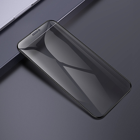 Защитное стекло на iPhone XS Max/11 Pro Max (G11), HOCO, Full screen HD privacy protection tempered glass, черное