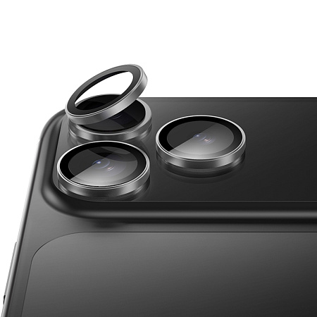 Защитное стекло для iPhone 17 Pro/17 Pro Max, V13, HOCO, на заднюю камеру, черный