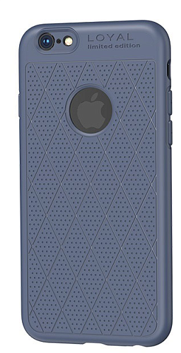 Чехол силиконовый для iPhone 6 Plus/6S Plus, HOCO, Ultra-slim, Admire series, синий