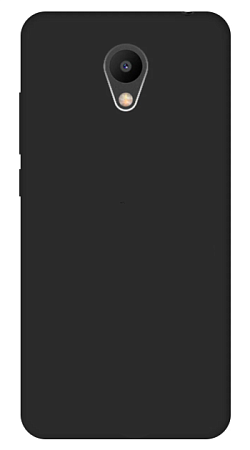 Чехол силиконовый для Meizu M6, черный