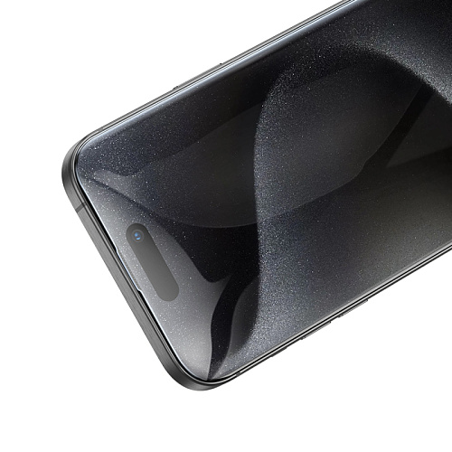 Защитное стекло для iPhone 15 Pro Max, A777, HOCO, HD, рамка черная