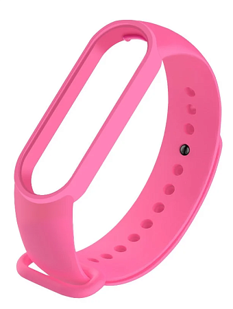 Ремешок на руку для Mi band 5/6, силиконовый, розовый
