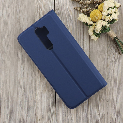 Чехол-книжка для Xiaomi Redmi Note 8 Pro, X-CASE, боковой, синий
