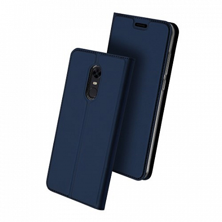 Чехол-книжка для Xiaomi Redmi 5 Plus, DU DU, боковой, синий