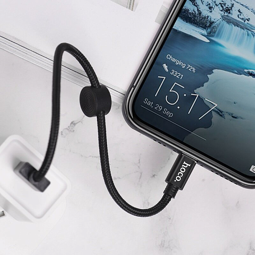 USB Кабель Type-C, HOCO, X35, 25см, черный