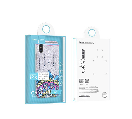 Чехол силиконовый для iPhone X/XS, HOCO, Doren series protective case, розовый