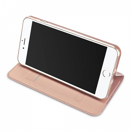 Чехол-книжка для iPhone 7 Plus/8 Plus, DU DU, боковой, розовый