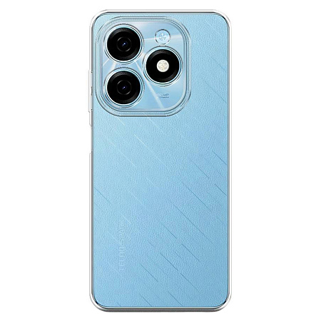 Чехол силиконовый для TECNO Spark 20/Spark 20C/Spark GO 2024/Pop 8, с защитой камеры, X-CASE, прозрачный