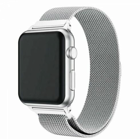 Ремешок на руку для Apple Watch 44/45/46/49 мм, HOCO, WA03, Milanese loop, серый