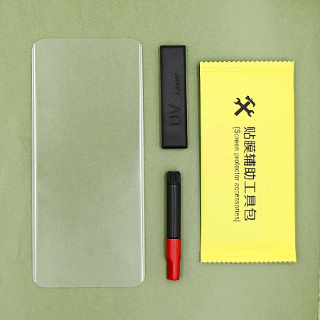 Защитное стекло на Samsung Galaxy S21 Ultra, UV ультрафиолет, X-CASE