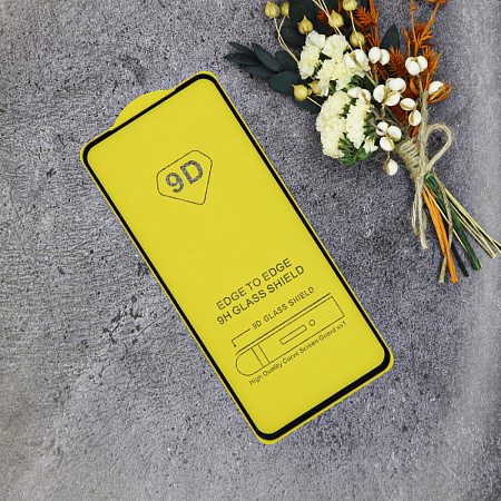 Защитное стекло на Infinix Hot 40i, 9D, черный, X-CASE
